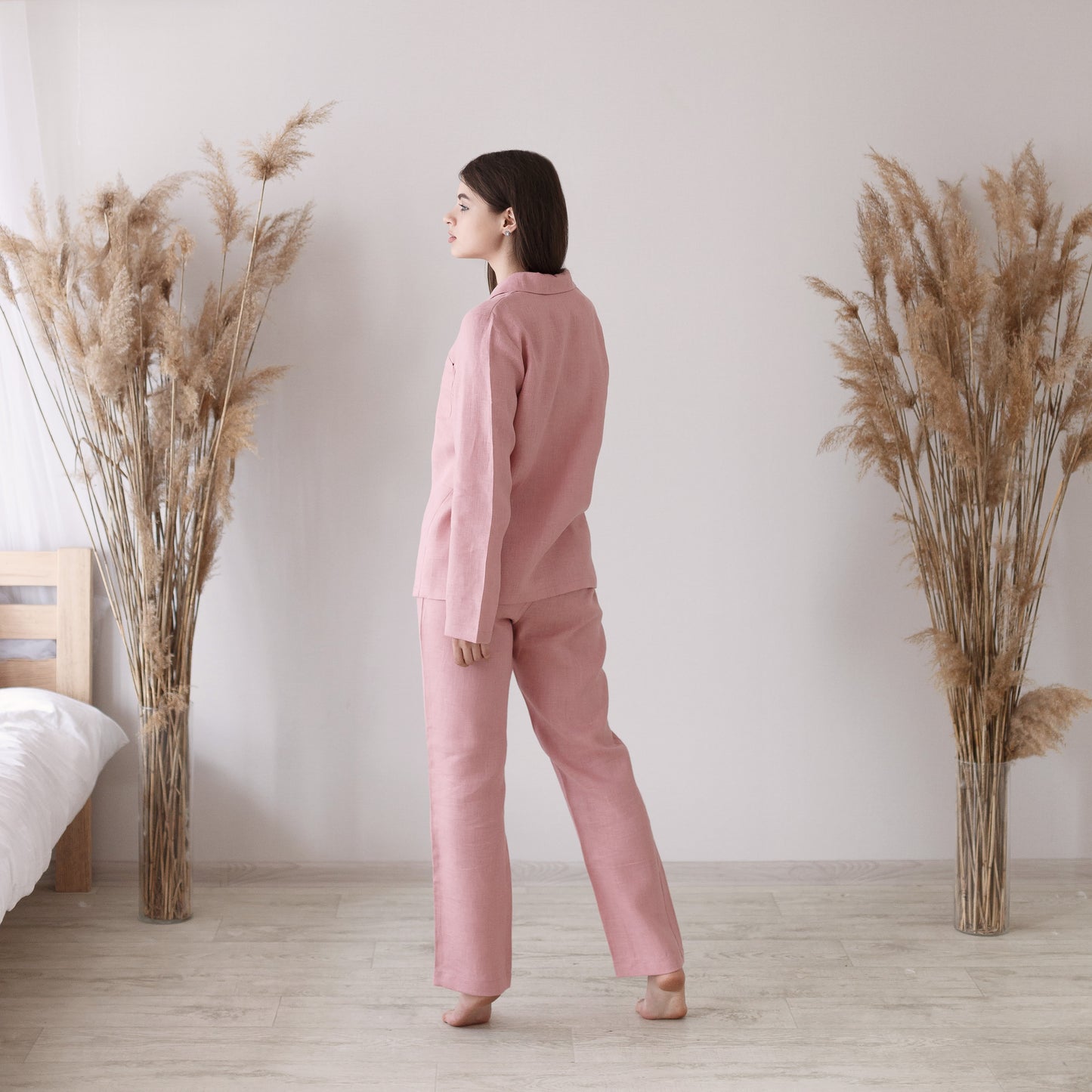 Pink homewear with pants