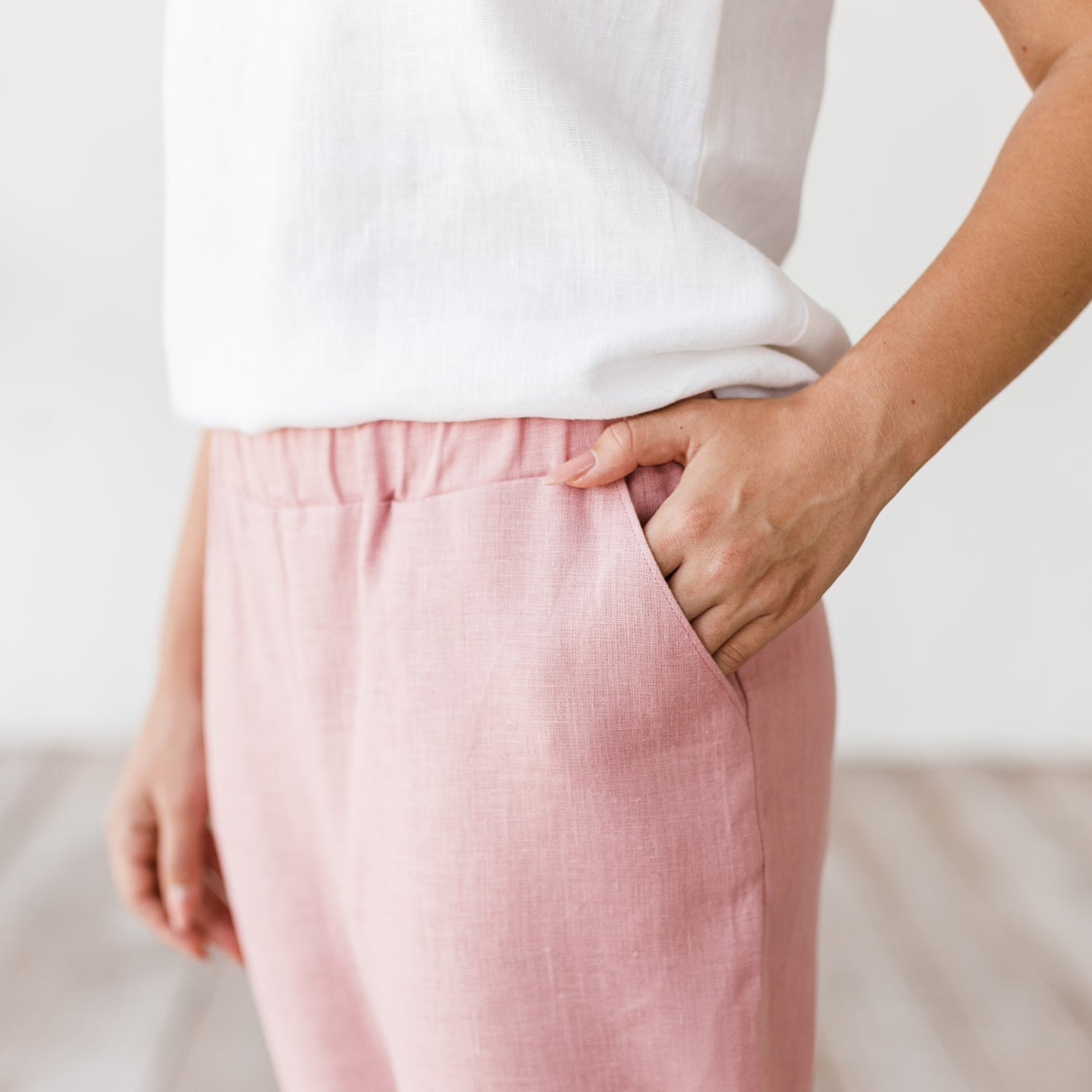 Linen Pyjama Bottoms