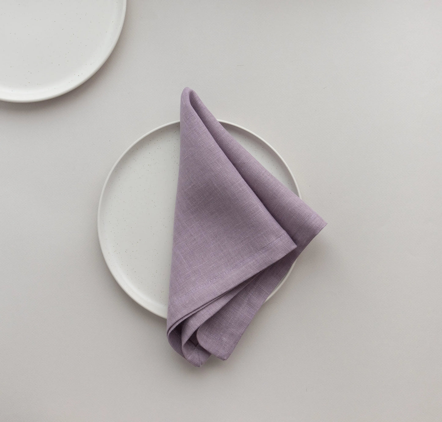 Pastel Purple Linen Napkin Set of Two