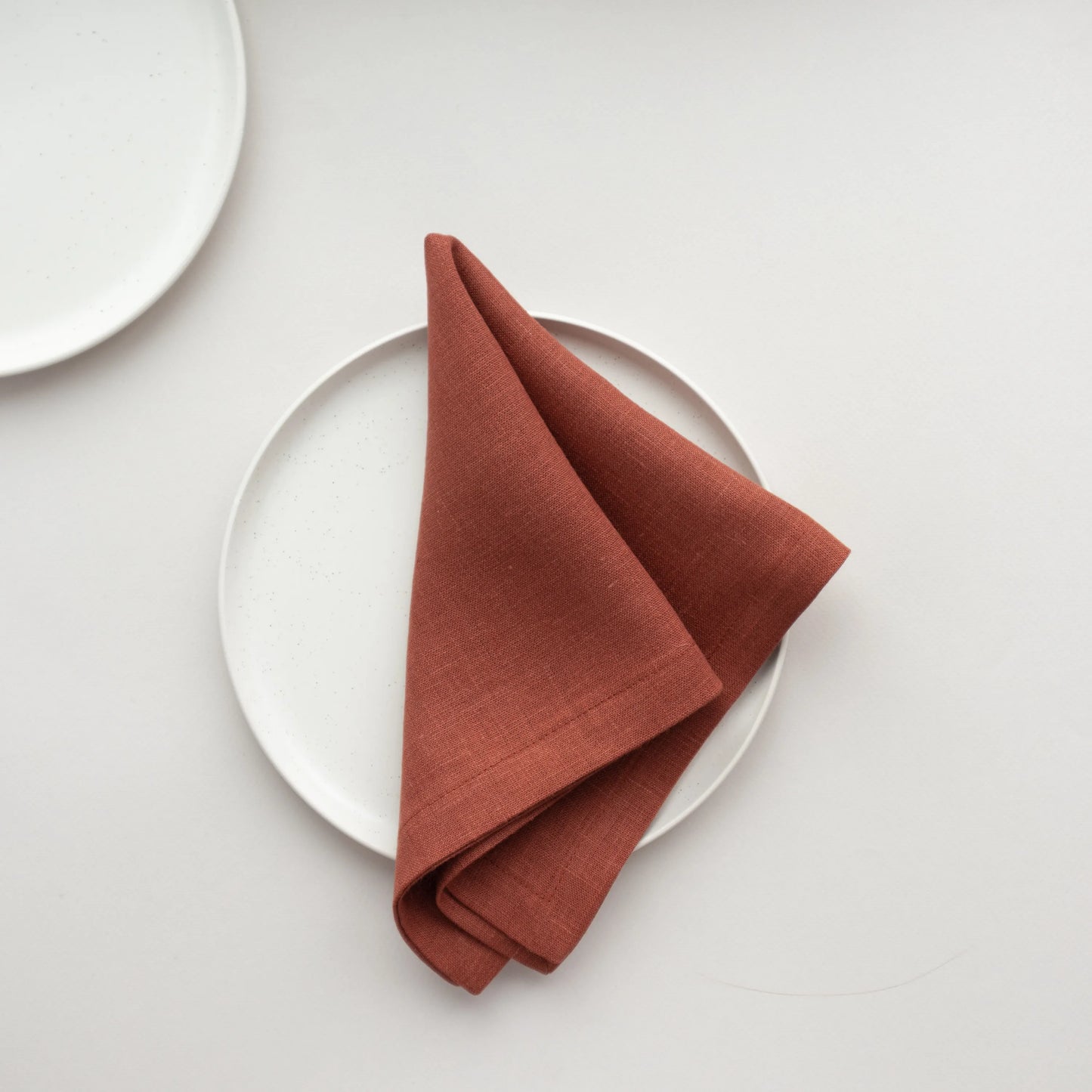 Cloth Linen Napkin in Terracotta color