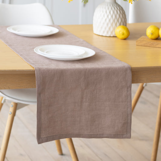 Natural Linen Table Runner