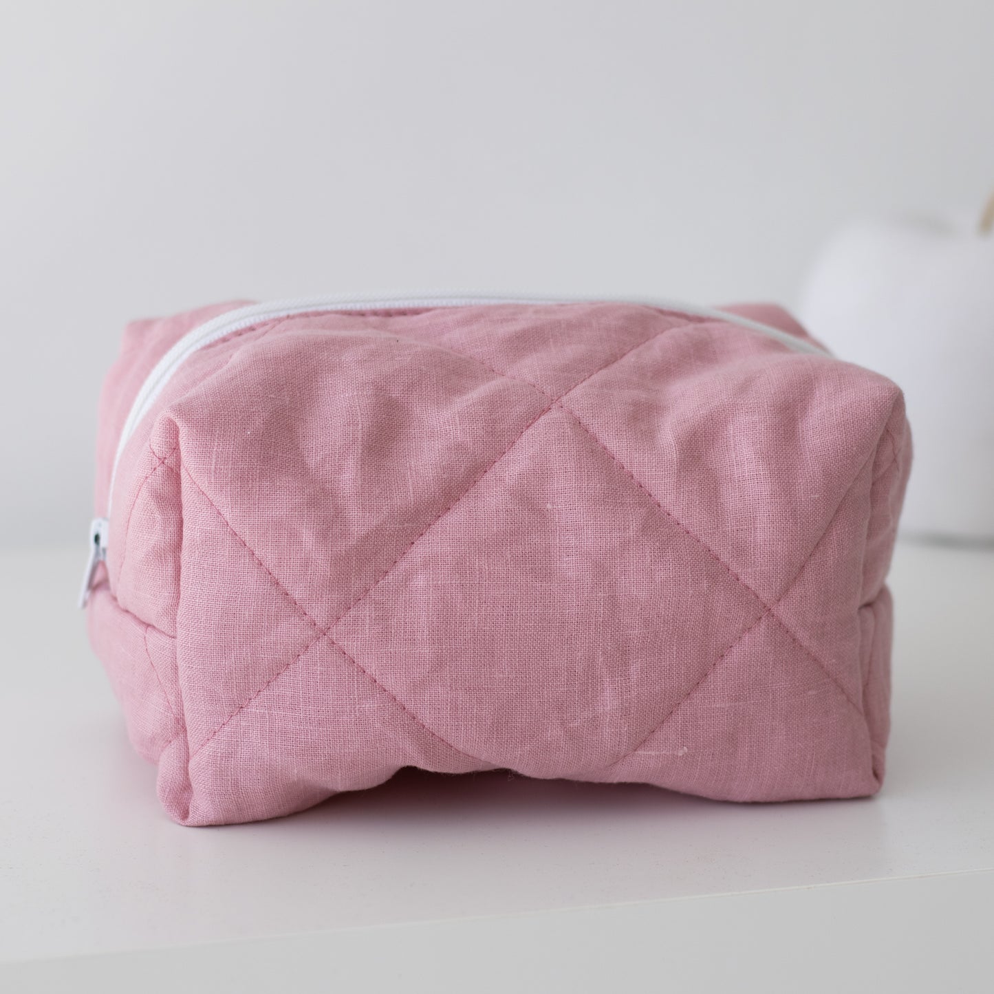 Quilted Makeup Bag