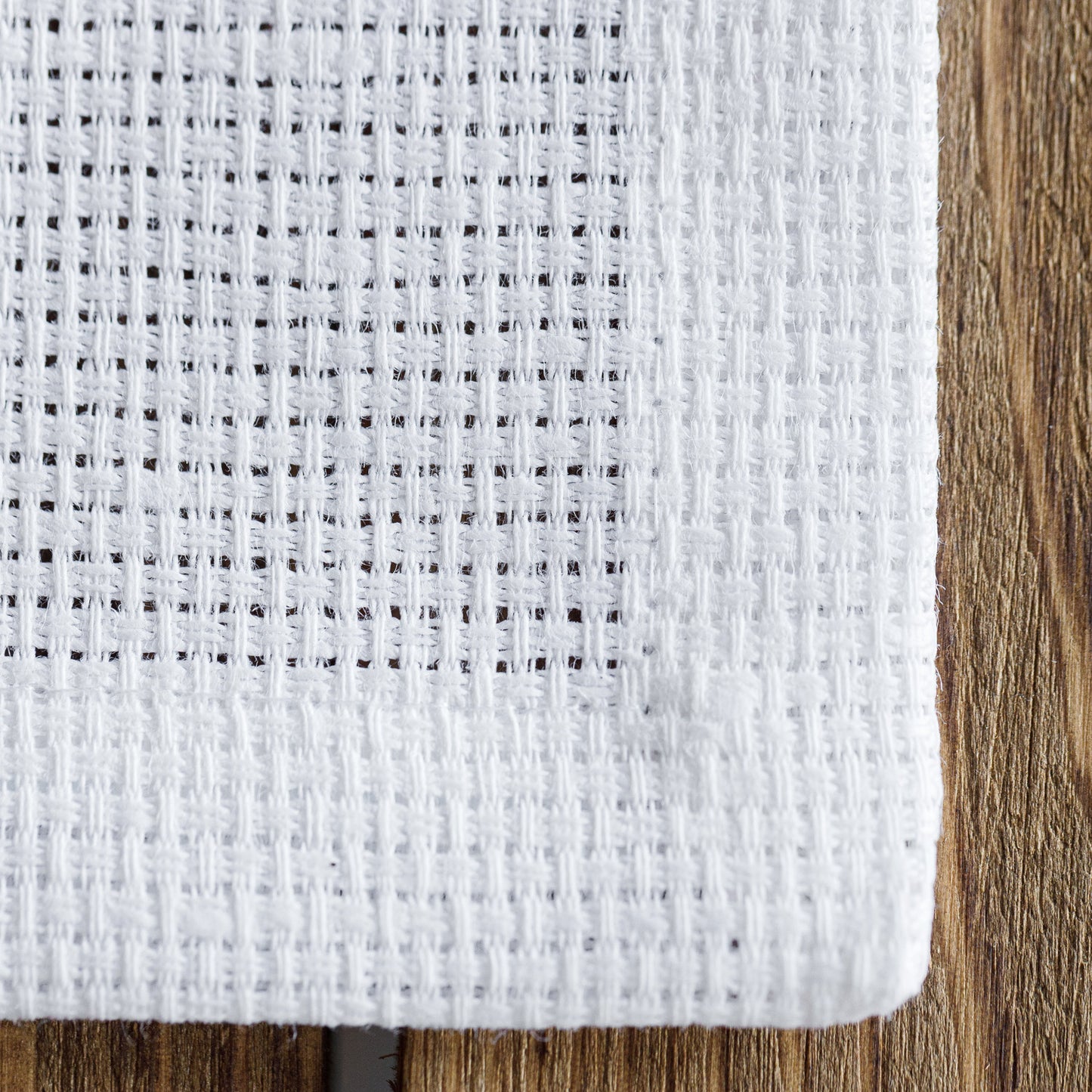 White cotton placemat set of 2