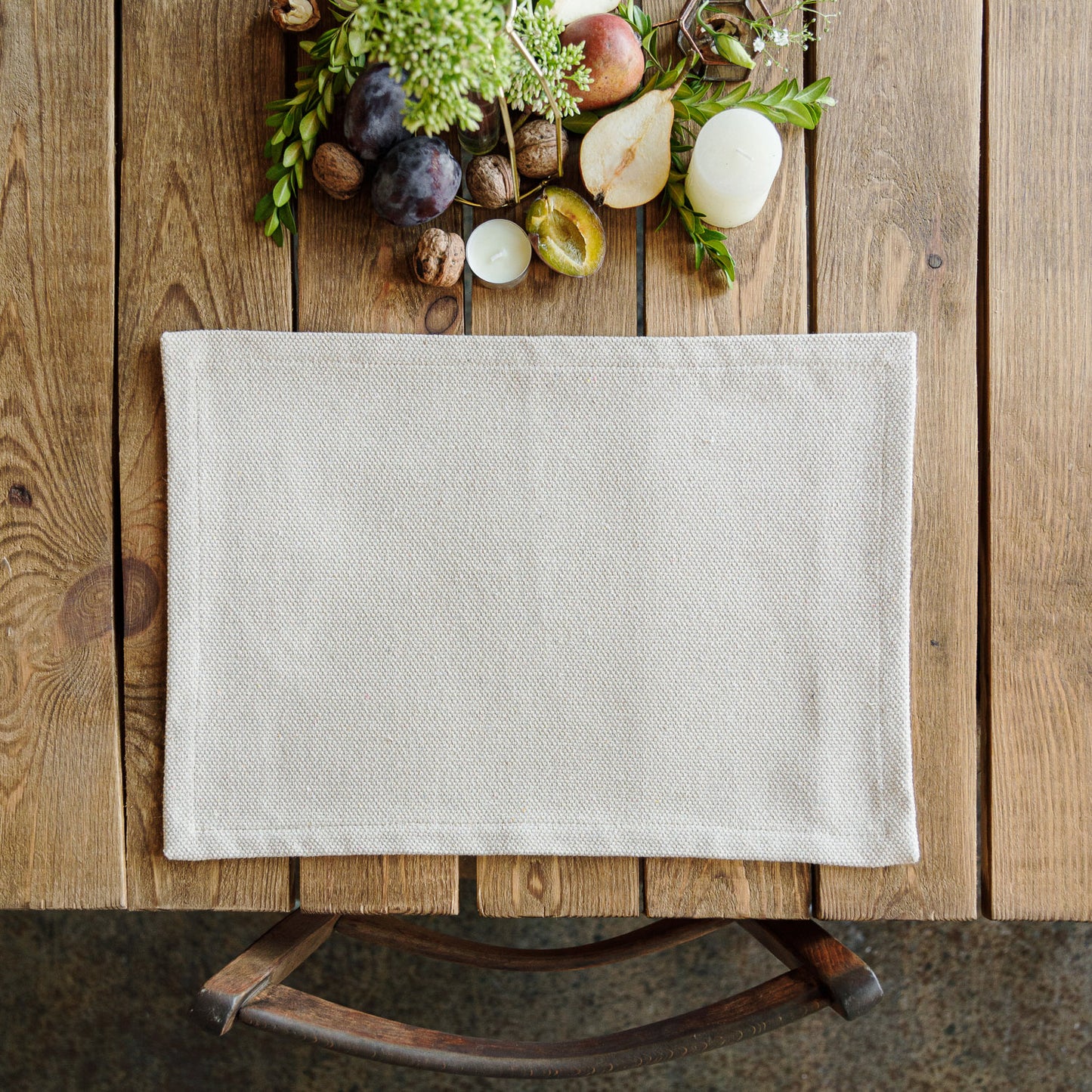 Cotton table placemats set