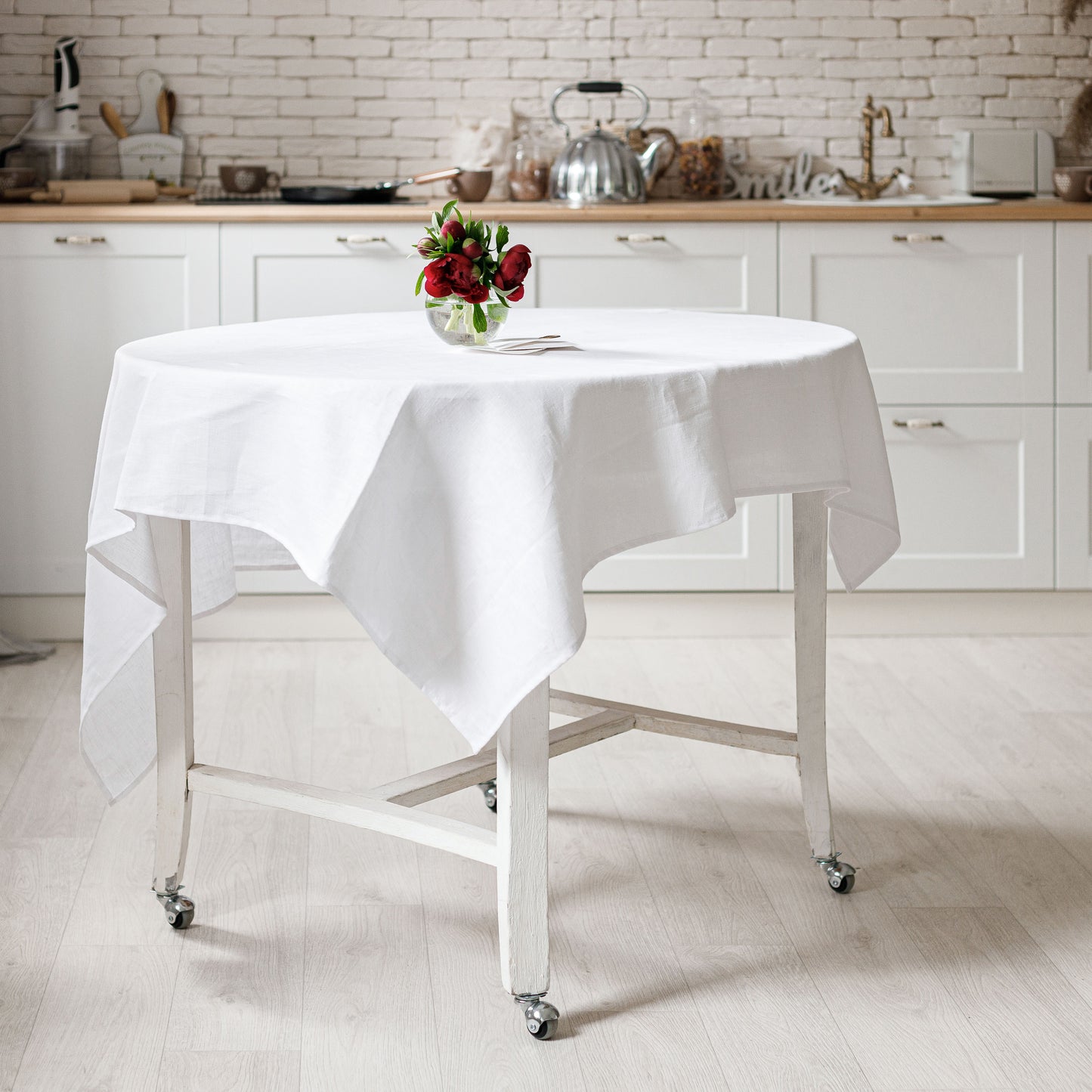 Linen tablecloth