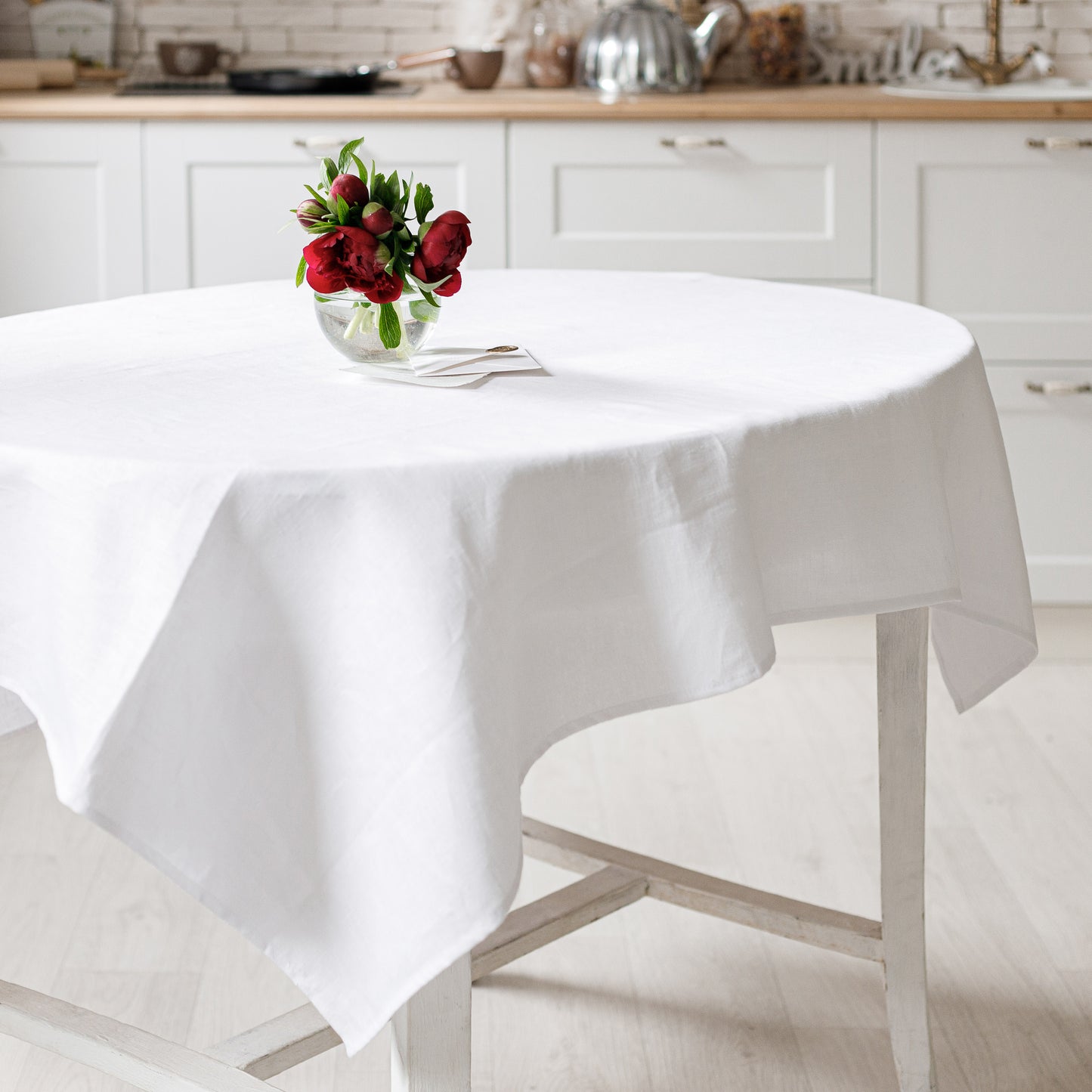 Linen tablecloth