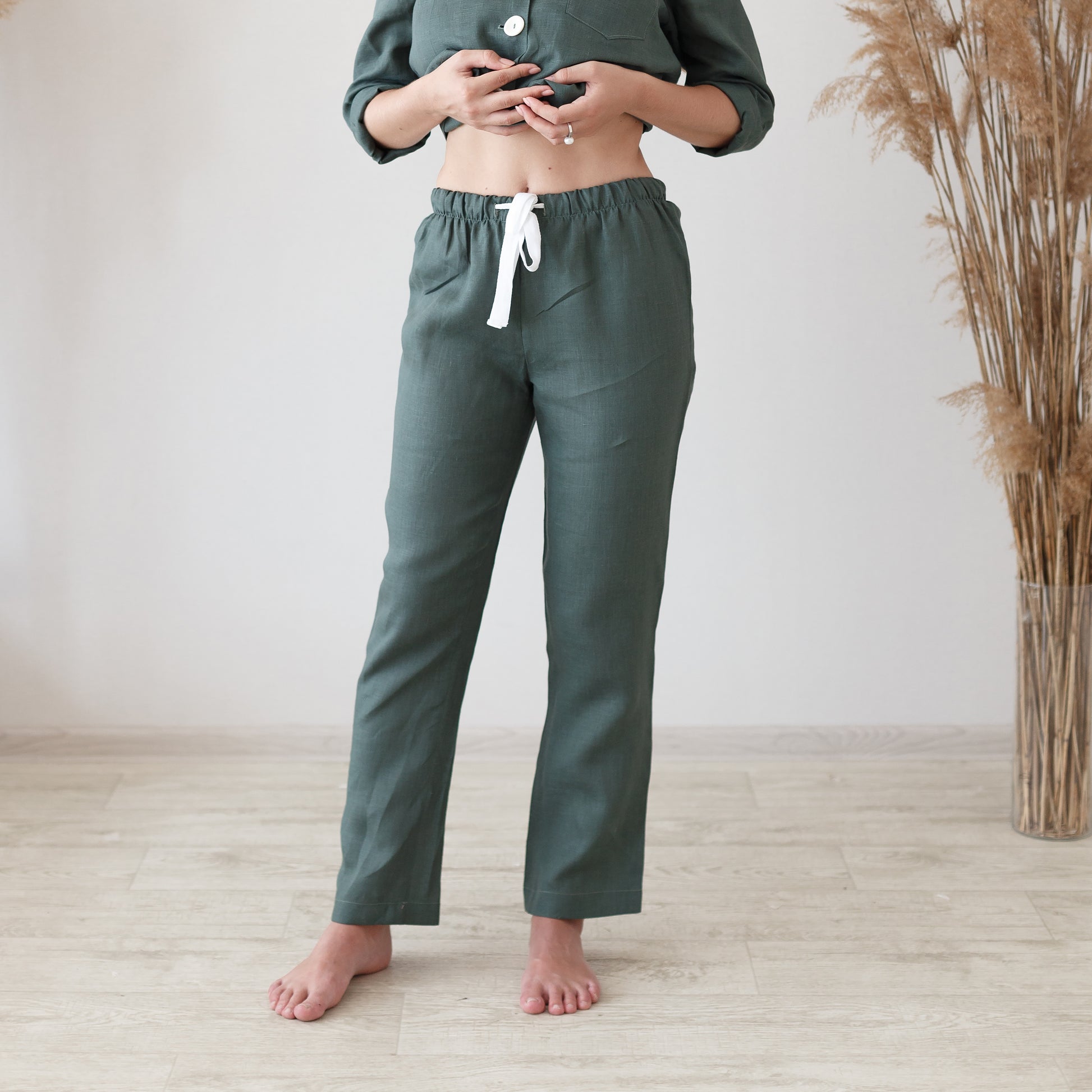 Green Nightwear Bottoms