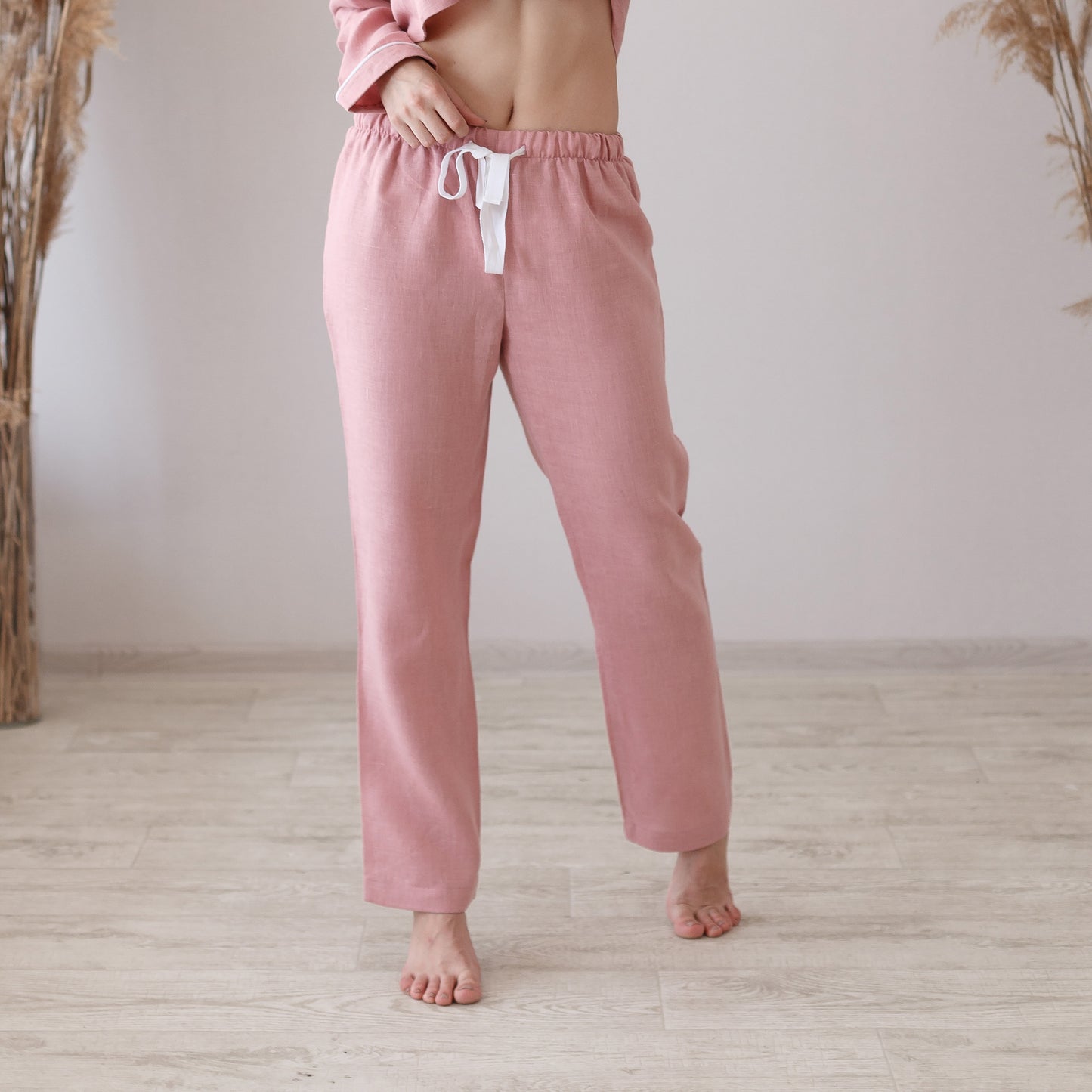 Pink homewear with pants