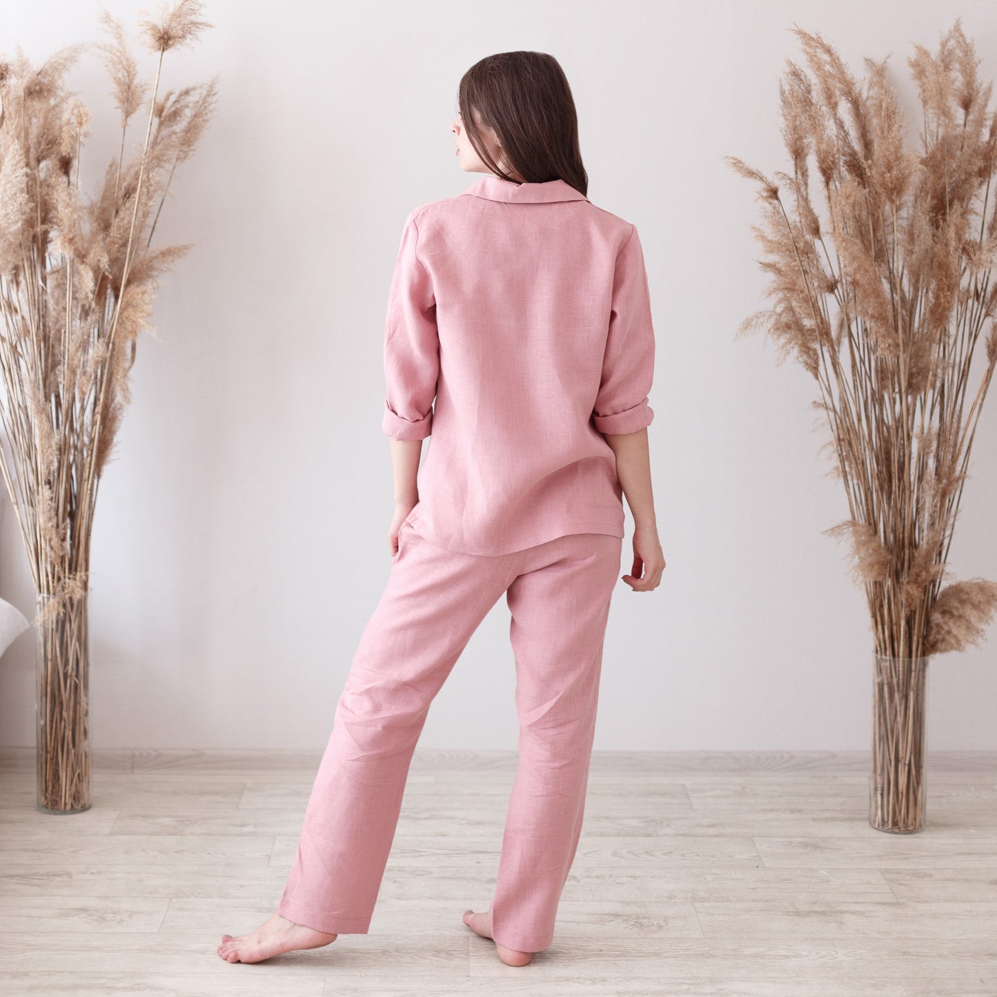 Pink homewear with pants